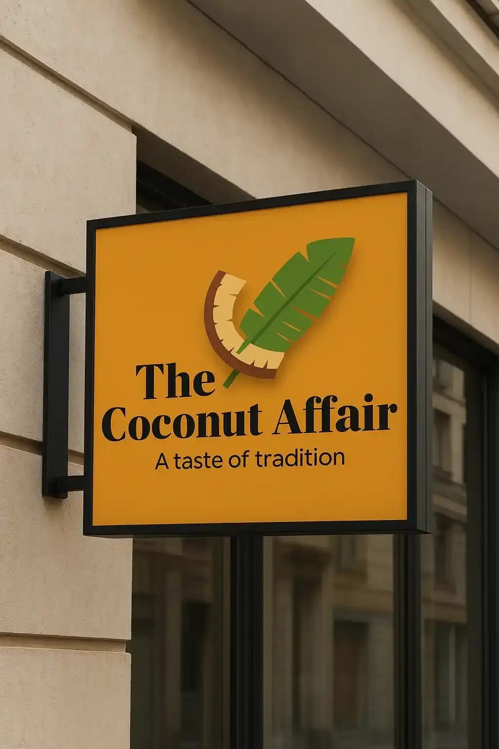 Coconut affair branding mockup