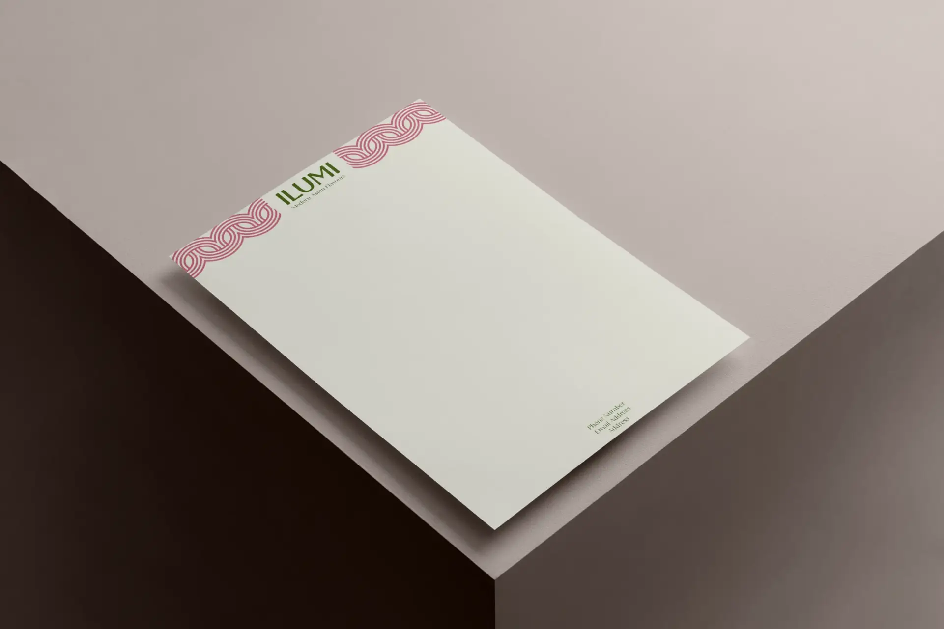 Branding services for  Ilumi restaurant