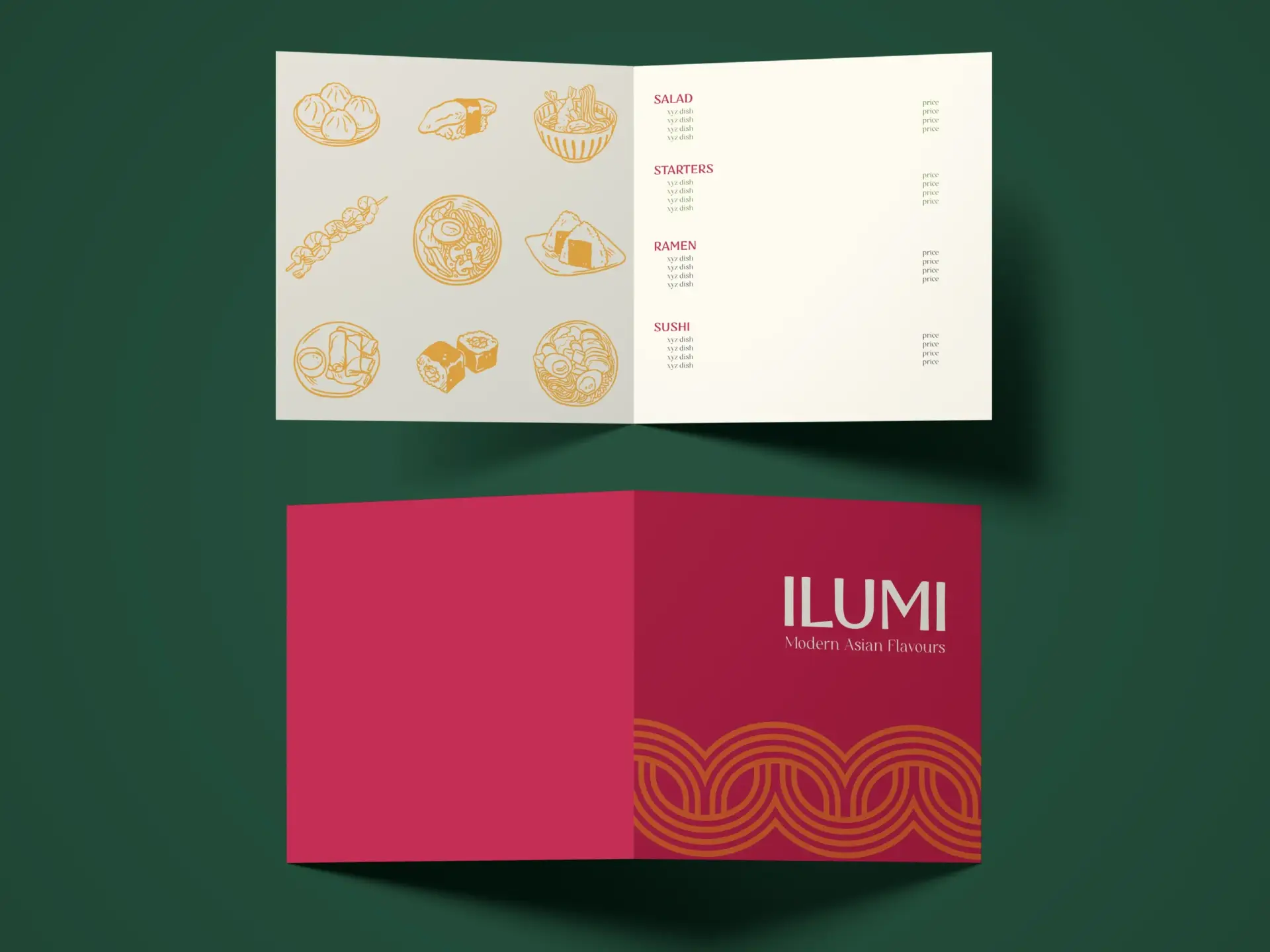 Branding services for  Ilumi restaurant